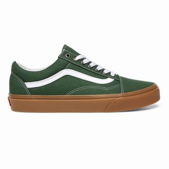 Damske Tenisky Vans Gum Old Skool Zelene/Biele VA08HPTVI